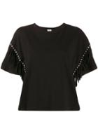 Liu Jo Fringed T-shirt - Black