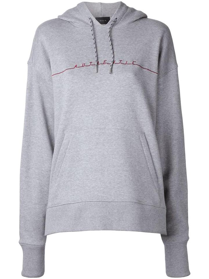 G.v.g.v. Authentic Hoodie, Women's, Size: Xs, Grey, Cotton