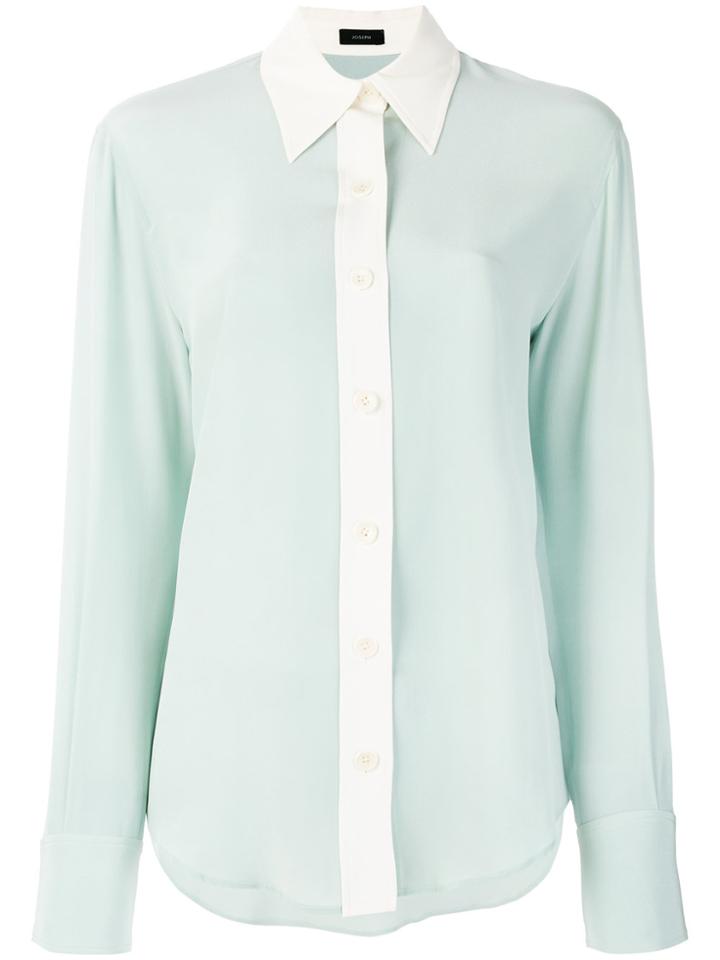 Joseph Classic Button Shirt - Green