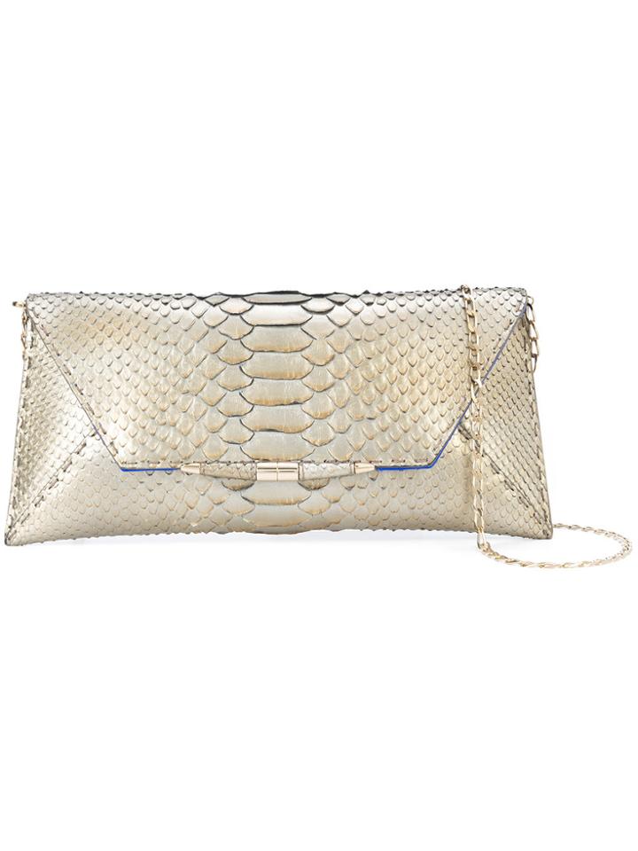 Tyler Ellis Aimee Large Clutch - Grey