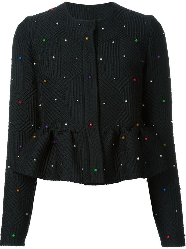 Marco De Vincenzo Embellished Peplum Jacket