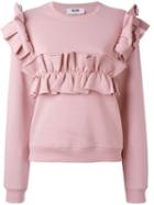 Msgm Ruffled Sweatshirt