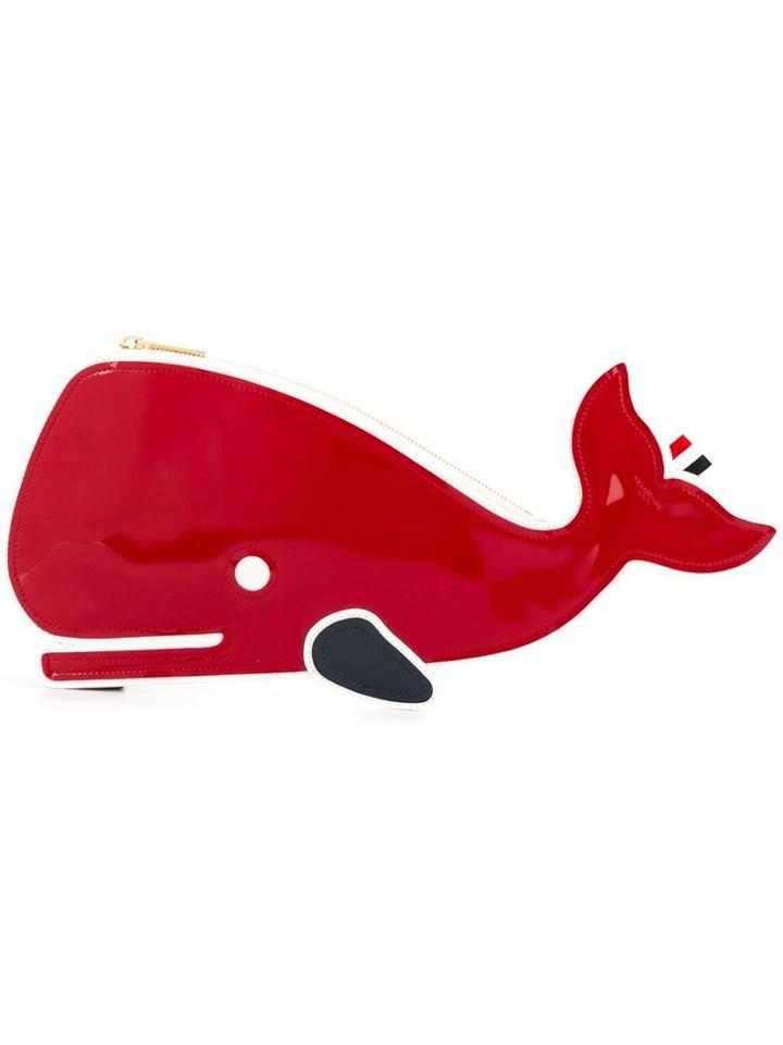 Thom Browne Whale Clutch, Women's, Blue