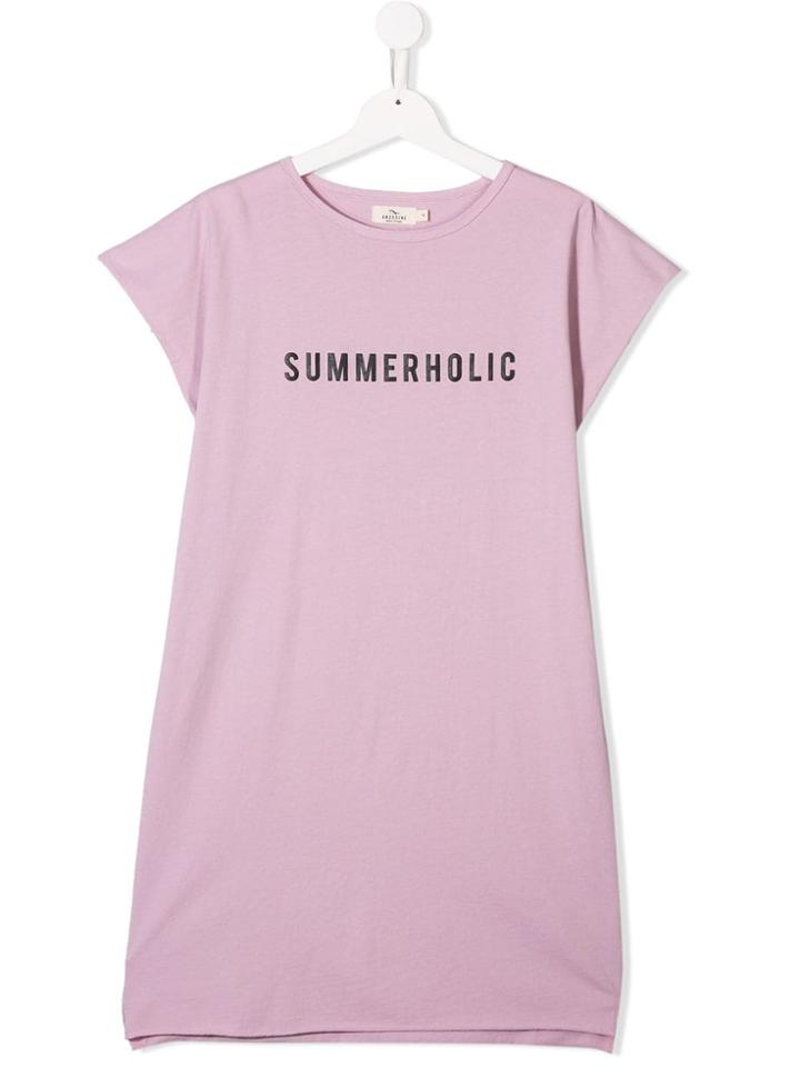 Andorine Summerholic T-shirt Dress - Pink