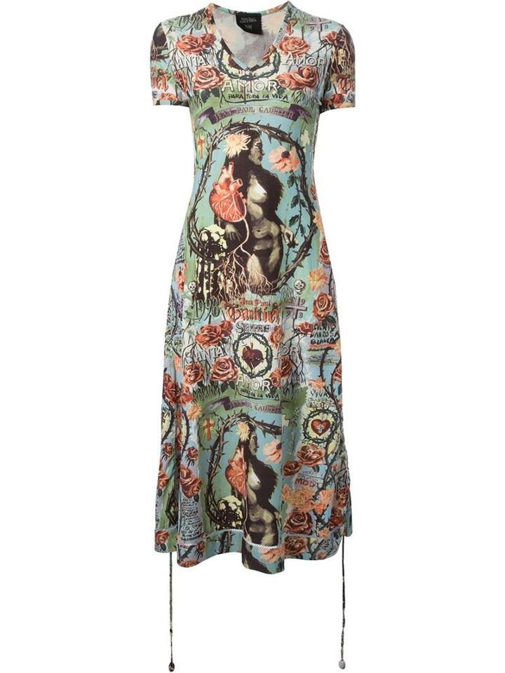 Jean Paul Gaultier Vintage 'hommage A Frida Kahlo' Dress