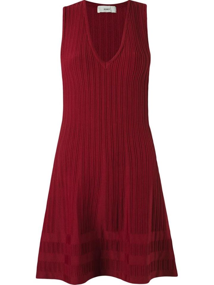 Egrey V-neck Knit Dress