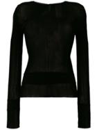 Marco De Vincenzo Fine Knit Jumper - Black