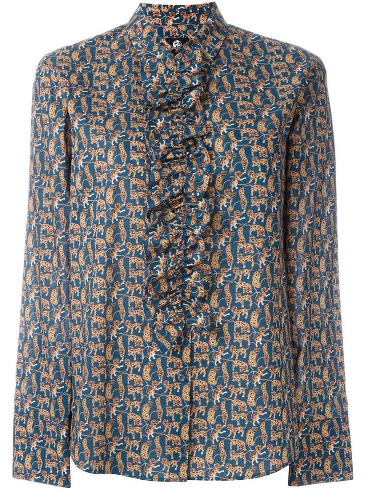 Ps By Paul Smith Ruffle Detail Blouse