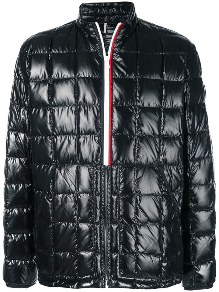 Moncler Quilted Collarless Jacket - Black