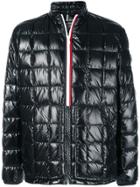 Moncler Quilted Collarless Jacket - Black