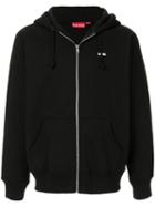 Supreme Chest Print Jacket - Black