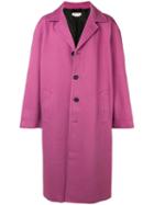 Marni Long Single-breasted Coat - Pink