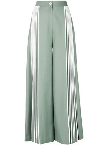 Bodice Studio Pleated Palazzo Pants - Green