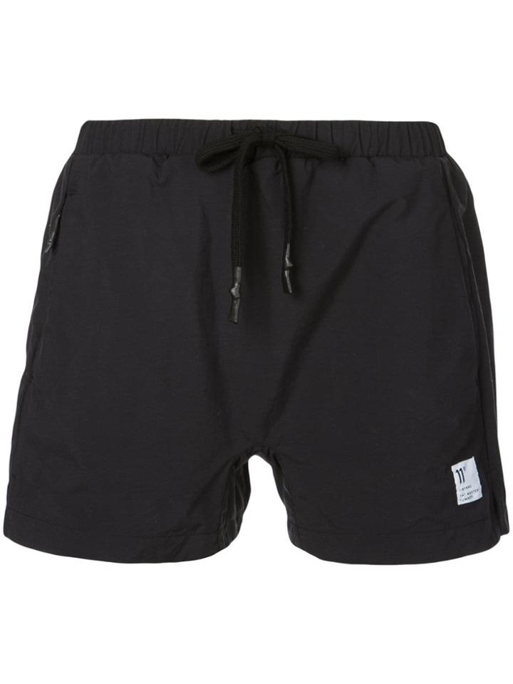 11 By Boris Bidjan Saberi Logo Swimming Shorts - Black