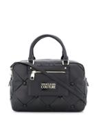 Versace Jeans Couture Logo Patch Tote Bag - Black