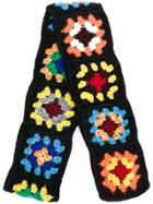 Jw Anderson Crochet Scarf - Black