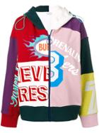 Mira Mikati Patchwork Zipped Hoodie - White