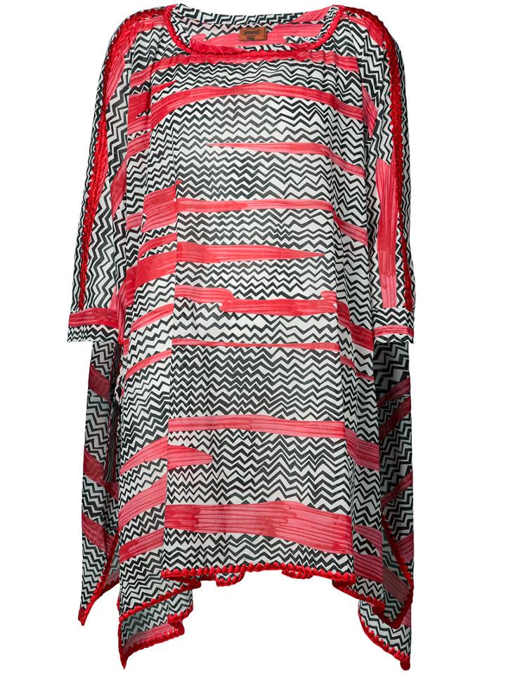 Missoni - Drawstring Tunic Top - Women - Cotton - 42, Women's, White, Cotton