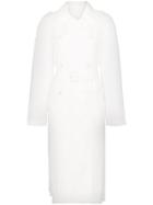 Helmut Lang Belted Trench Coat - White