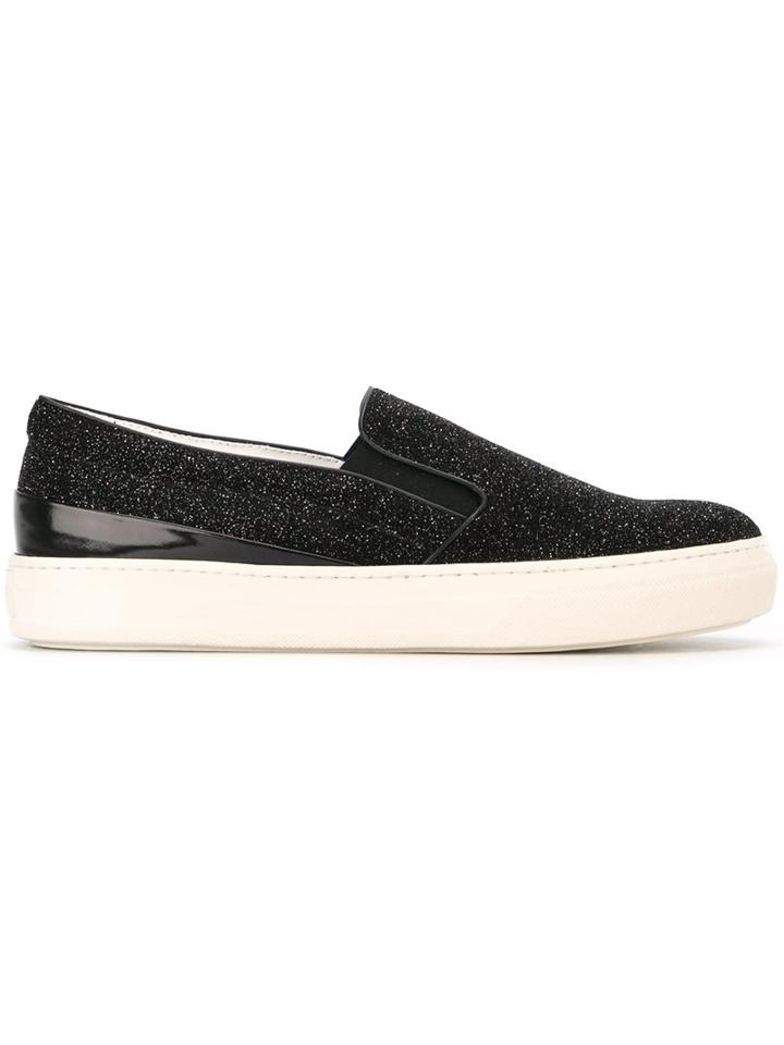 Tod's Glittery Slip-on Sneakers