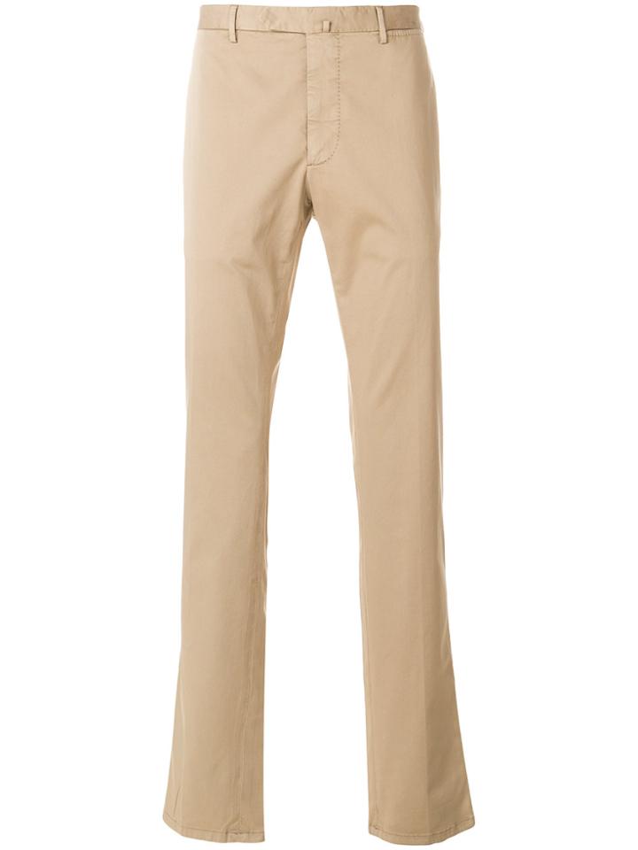 Biagio Santaniello Straight-leg Chinos - Nude & Neutrals