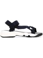 Erika Cavallini Velcro Strap Flat Sandals