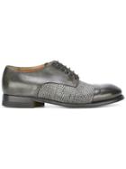 Silvano Sassetti Woven Derby Shoes - Grey