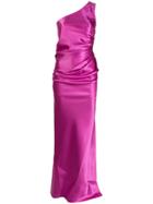 Lanvin Gathered Evening Dress - Pink