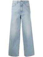 Toteme High-waisted Straight-leg Jeans - Blue