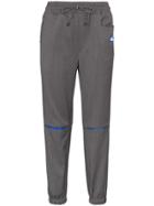 Ader Error Split Knee Drawstring Trousers - Grey