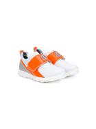 Roberto Cavalli Kids Strapped Sneakers - White