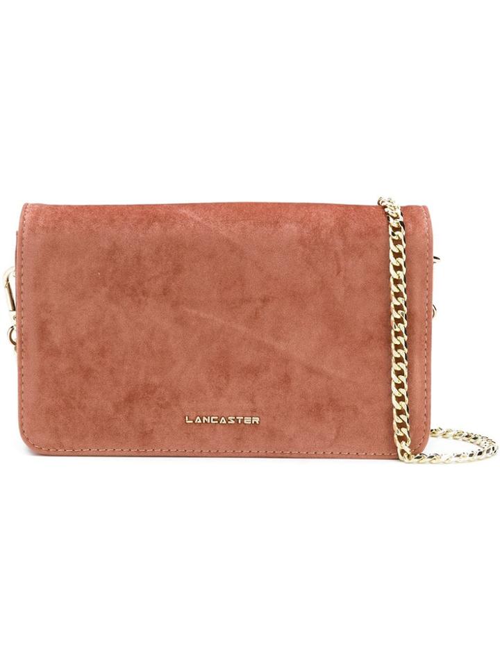 Lancaster Flap Clutch Bag - Pink & Purple