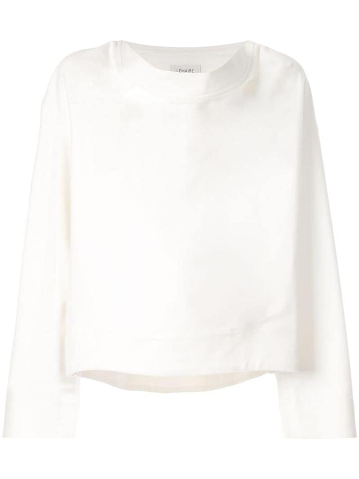 Lemaire Boxy-fit Sweatshirt - White