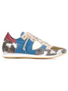 Philippe Model Camouflage Panelled Sneakers