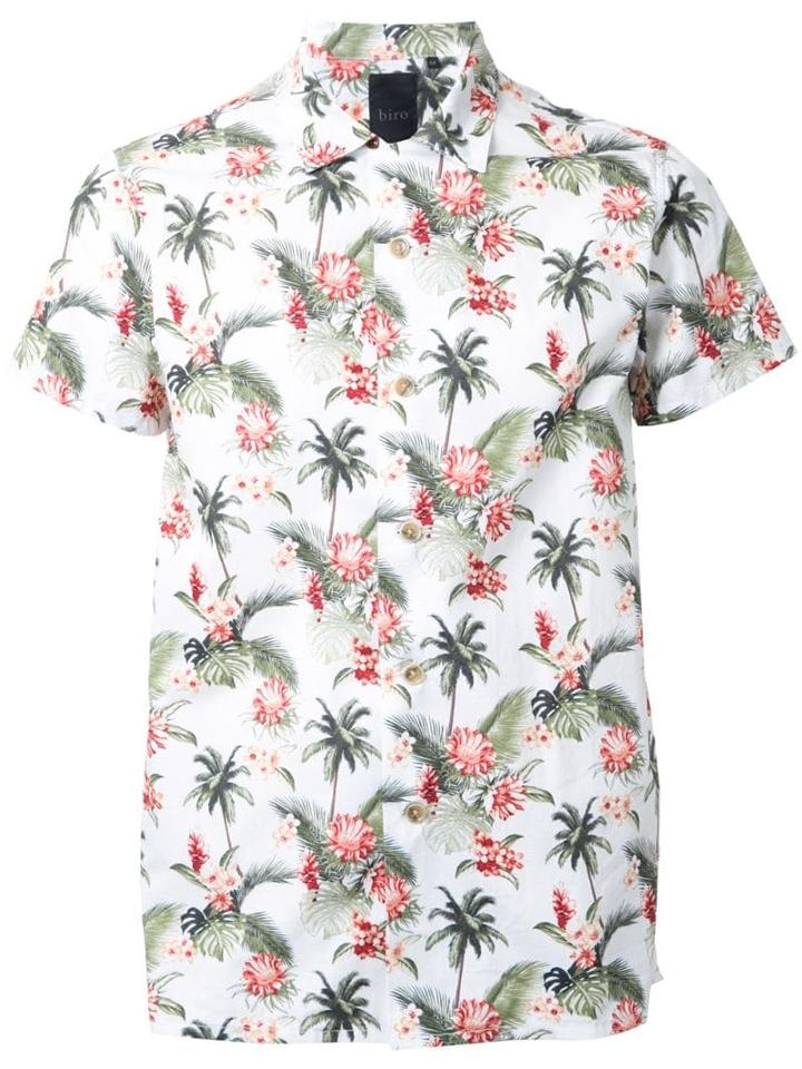 Biro 'aloha' Shirt - White