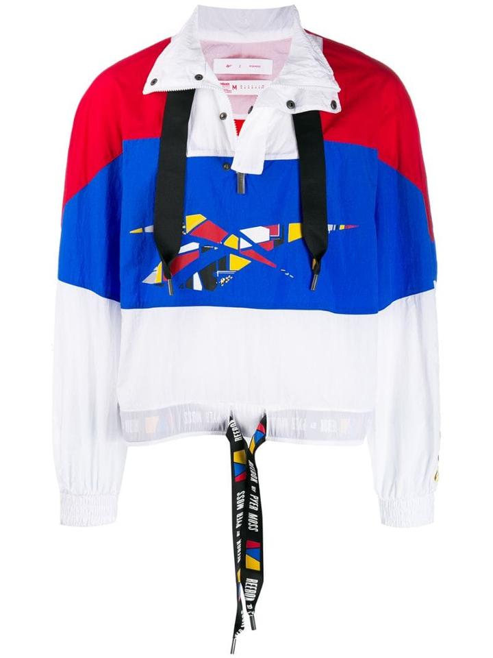 Reebok X Pyer Moss Striped Windbreaker - White