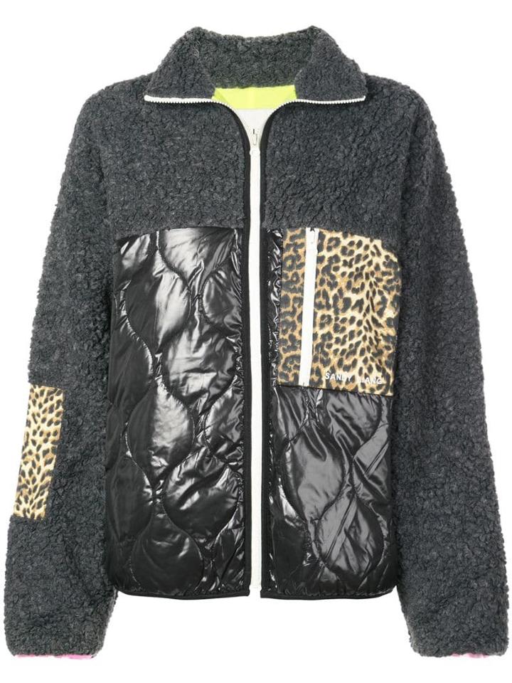 Sandy Liang Milo Fleece' Puffer Jacket - Grey