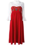 Vivetta 'dalia' Dress, Women's, Size: 42, Red, Polyester/spandex/elastane/virgin Wool