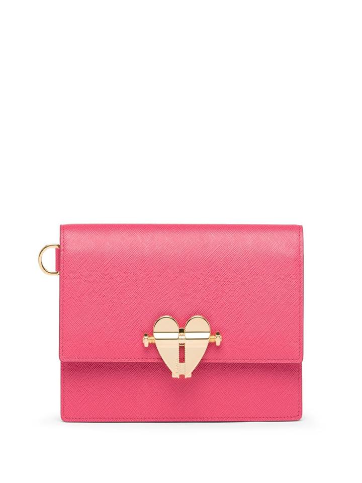 Prada Bolted Heart Mini Bag - Pink