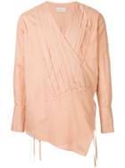 Bed J.w. Ford Wrap Front Shirt - Pink & Purple