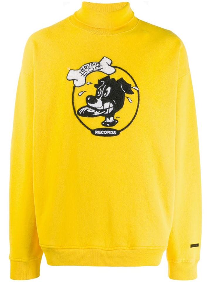 Buscemi Nervous Dog Sweatshirt - Yellow