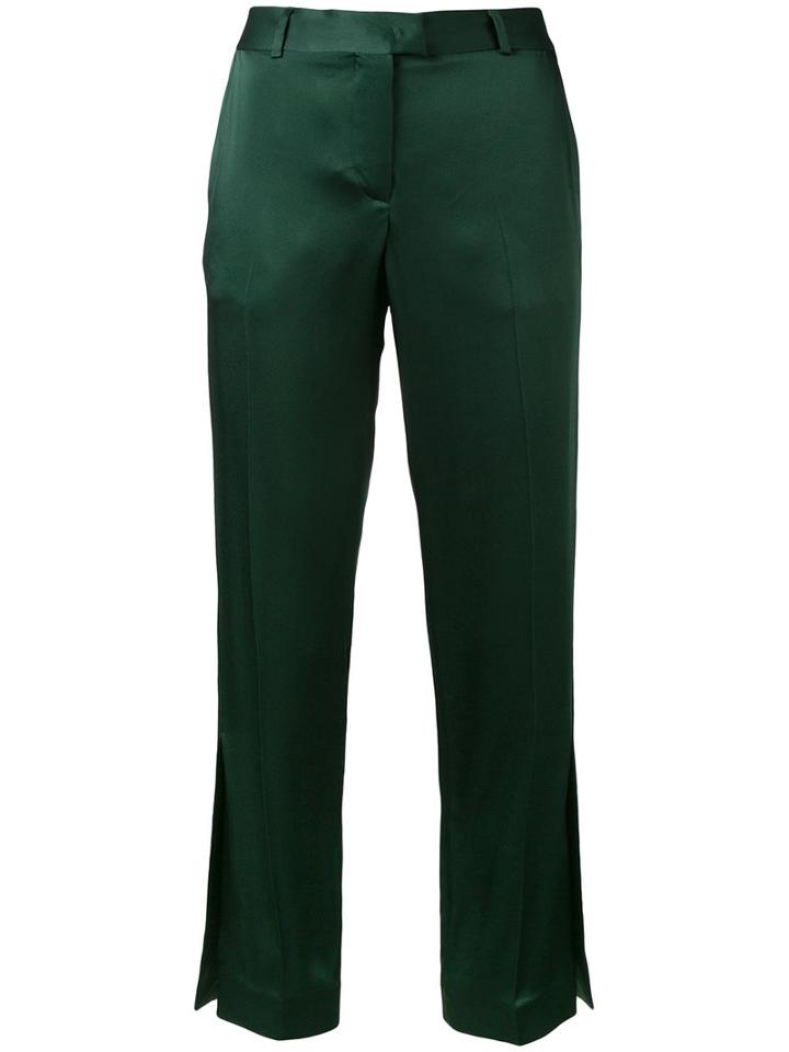 Christopher Kane - 'cady' Trousers - Women - Acetate/viscose - 42, Green, Acetate/viscose