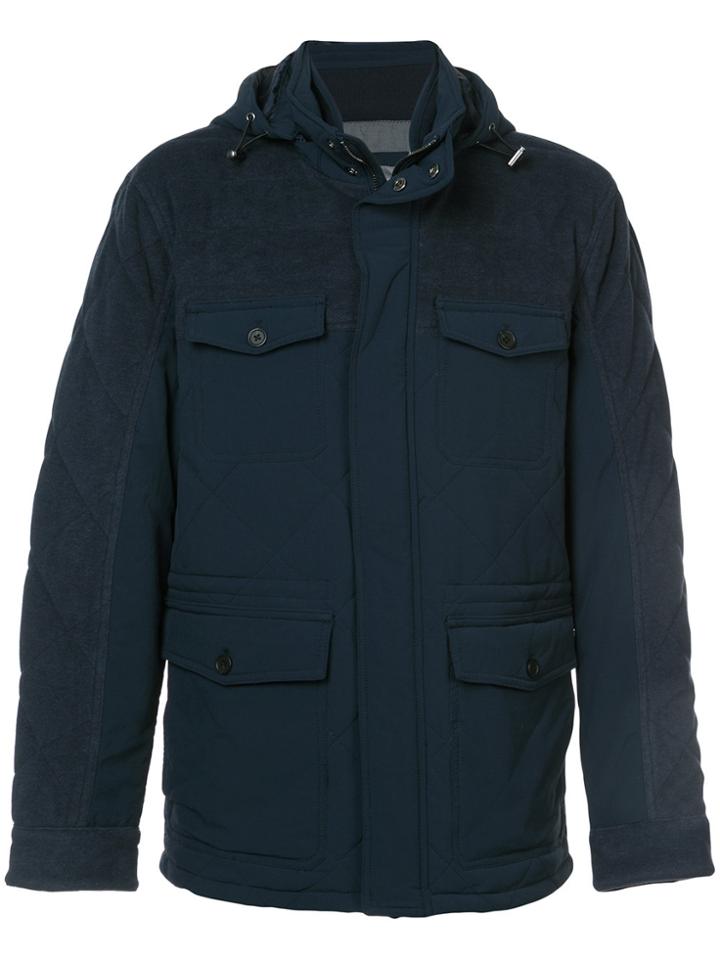 Michael Bastian Padded Coat - Blue