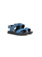 Fendi Kids Ff Logo Sandals, Boy's, Size: 23, Blue