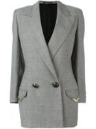 Versace Vintage Prince Of Waled Check Blazer