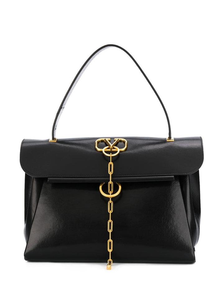 Valentino Valentino Garavani V Ring Tote - Black
