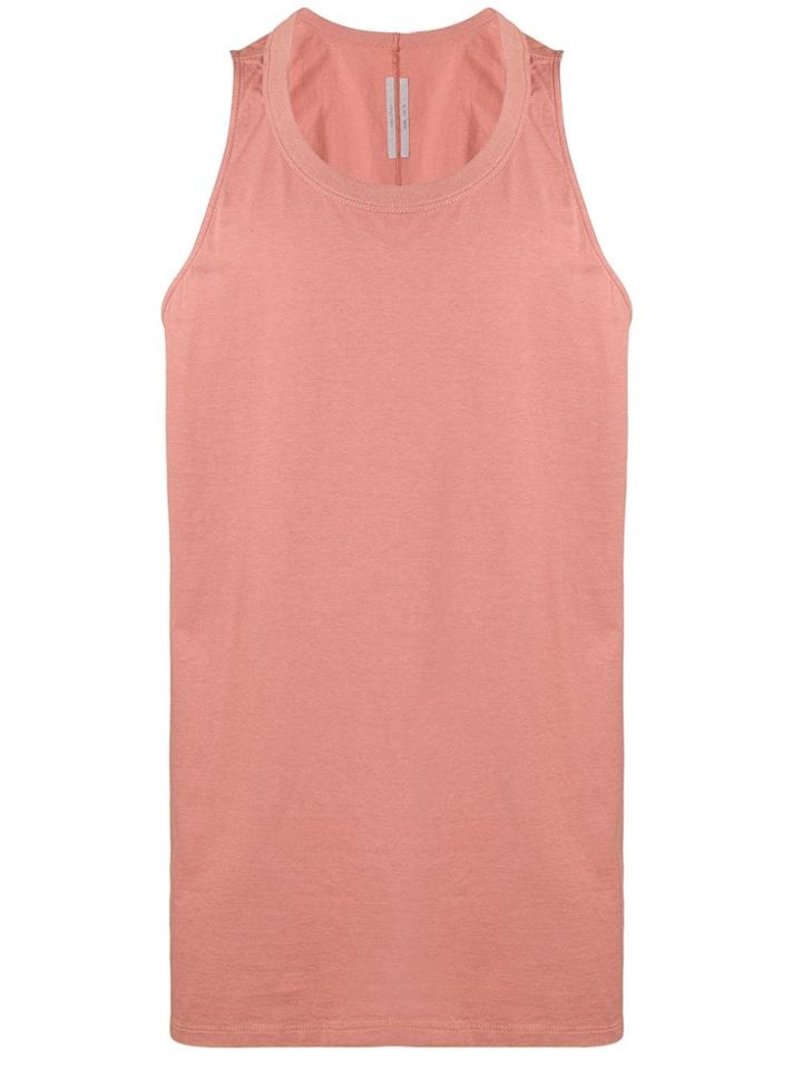 Rick Owens Oversized Tank T-shirt - Pink