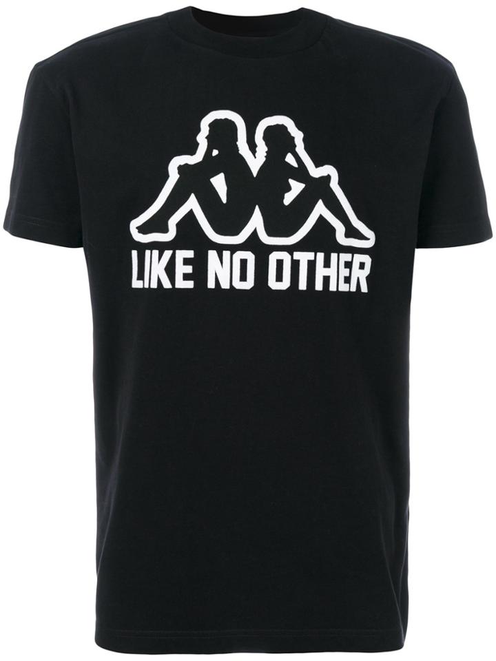 Kappa Logo Print T-shirt - Black