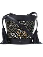 Sonia Rykiel Gems Studded Bucket Shoulder Bag, Women's, Black