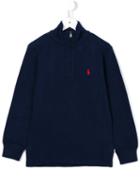 Ralph Lauren Kids Zipped Sweatshirt, Boy's, Size: 8 Yrs, Blue